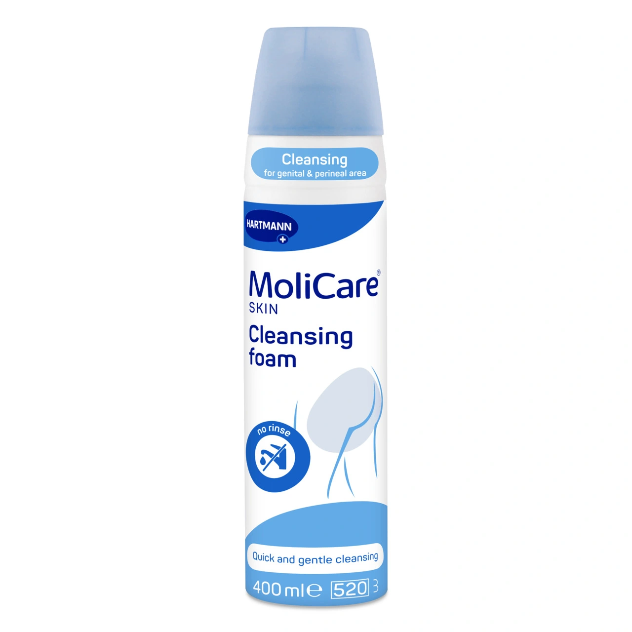 MoliCare Skin Cleansing Foam 400 ml durulama gerektirmeyen temizlik köpüğü