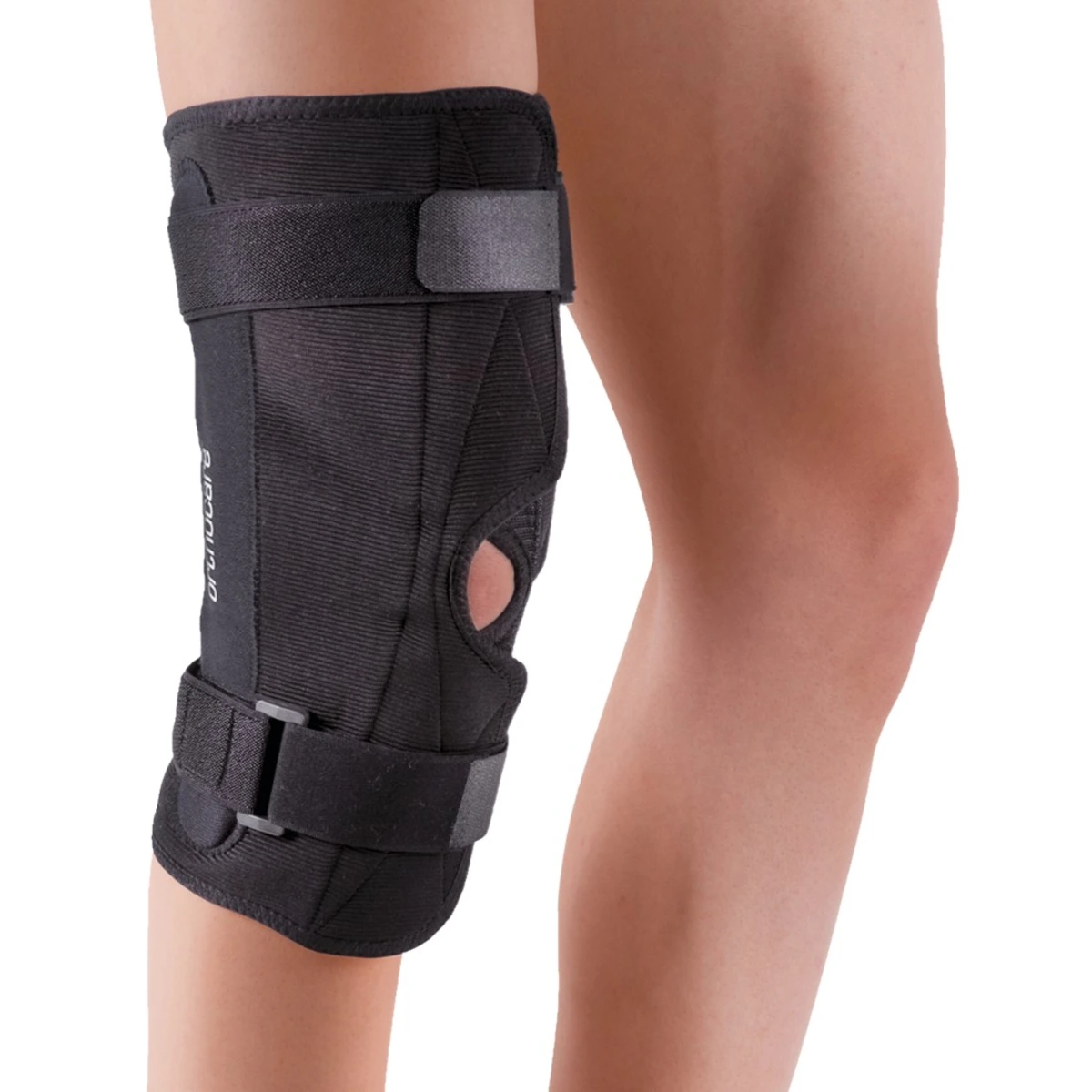 Orthocare 6135 Genucare Ligament Wrap fleksible balenli önden açık dizlik ön görünüm